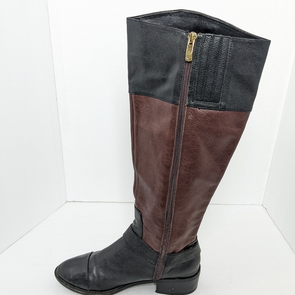 Vince Camuto two tone leather boots - Picture 10 of 16